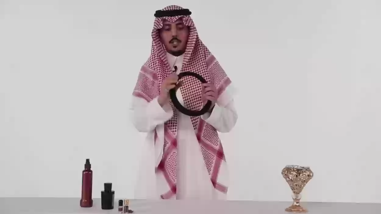 العلاقة بين وضع الشماغ على الوجه وقت الضيق عند البدو