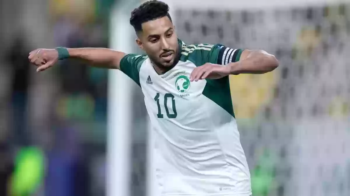 سالم الدوسري يُسجل رقم أسطورة المنتخب السعودي